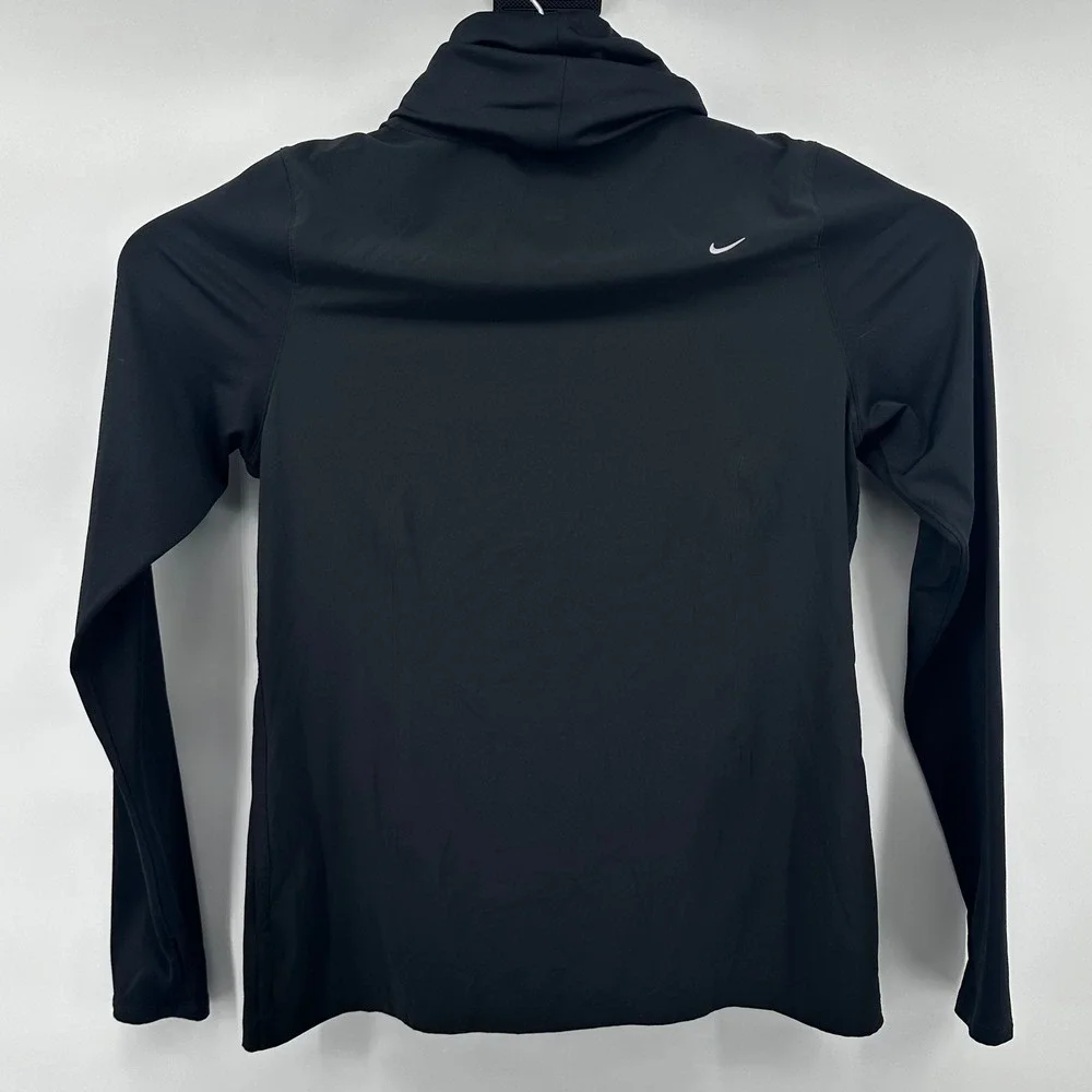 Nike Golf Tour Premium Dri Fit unisex Large Black Long Sleeve Mock Neck Pullover